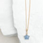 Agate Star Necklace Real 18k Gold Plated, thumbnail 1 of 3