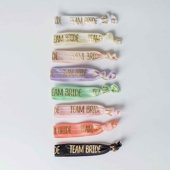 Hen Party Favour Team Bride Hair Ties, 4 of 4