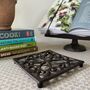 Cast Iron Cook Recipe Book Stand And Trivet Set, thumbnail 4 of 12