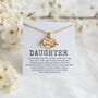 Daughter Heart Infinity Necklace Gift, thumbnail 11 of 12