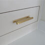 Solid Brass Gold Hexagonal Handles With Backplate, thumbnail 6 of 7