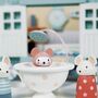 Wooden Toy Shepherd's Hut With Mouse Family 3yrs+, thumbnail 6 of 7