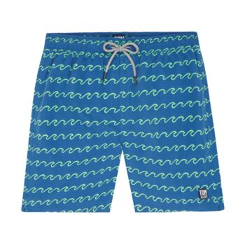 Father And Son Matching Wave Print Swim Shorts, 4 of 8