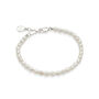 Girl's Promise Sterling Silver Pearl Bracelet, thumbnail 4 of 5