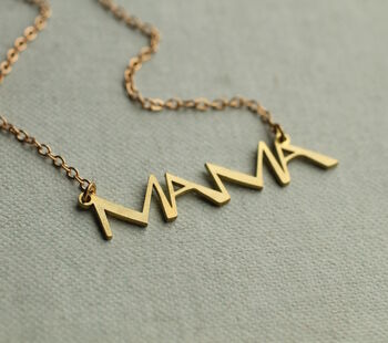 Silver Mama Mothers Pendant Necklace, 5 of 9