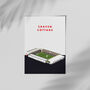 Craven Cottage Fulham Football Poster, thumbnail 3 of 4