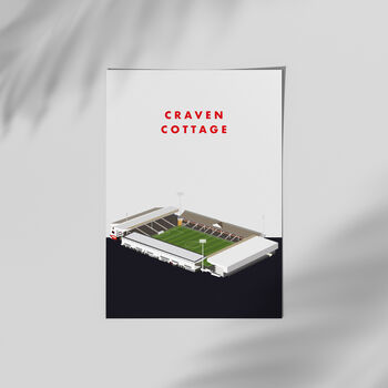 Craven Cottage Fulham Football Poster, 3 of 4
