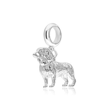 Dachshund Charm Sterling Silver, 3 of 10