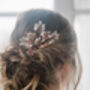 Rose Gold Wedding Hair Comb 'Veryan Vine', thumbnail 3 of 8