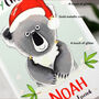 Personalised Koala Relation Christmas Card, thumbnail 3 of 8