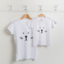 Bunny Mother And Child T Shirt Set, thumbnail 3 of 4