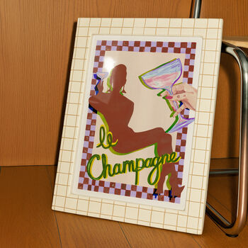 Le Champagne Cocktail Music Art Print, 2 of 12