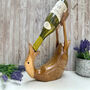Handcrafted Bamboo Drunken Duck Wine Bottle Holder – Wooden Bar And Home Décor Gift, thumbnail 6 of 6