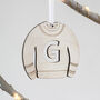 Personalised Christmas Jumper Wooden Tree Decoration, thumbnail 2 of 3