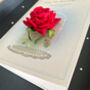 Personalised Red Rose Valentines Card Gift Boxed, thumbnail 1 of 6