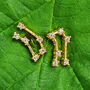 Gemini Star Sign Constellation Astrology Tiny Earrings, thumbnail 1 of 4