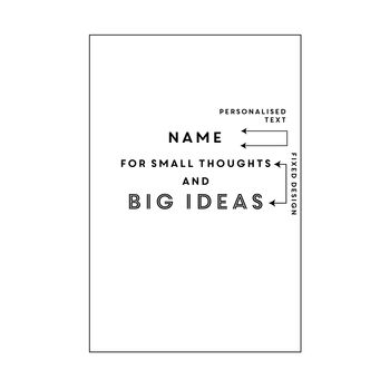Big Ideas Personalised Luxury Notebook Journal, 3 of 12