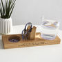 Personalised Glasses Stand With Dish And Coaster, thumbnail 2 of 11