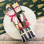 Red And Green Nutcracker Christmas Crackers Set Of Six, thumbnail 7 of 7