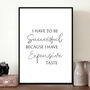'I Have To Be Successful' Motivational, Fashion Print, thumbnail 1 of 3