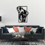 Minimalist Wooden Elephant Wall Art Sculpture Gift For New Home, thumbnail 1 of 9