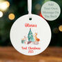 Personalised Baby's 1st Christmas Bauble Decoration, thumbnail 3 of 5