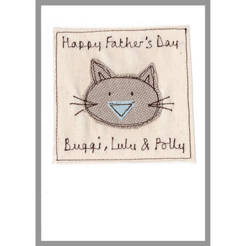 Personalised Cat Father's Day Card, 8 of 12