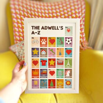 Personalised A To Z Of Us, 8 of 9