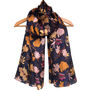Large 'Contemporary Leaves' Pure Silk Scarf, thumbnail 1 of 2