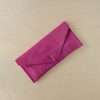 Personalised Suede Clutch Purse, 6 of 11