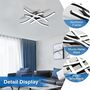 LED Ceiling Lights, Modern Dimmable Light With Remote, thumbnail 9 of 12