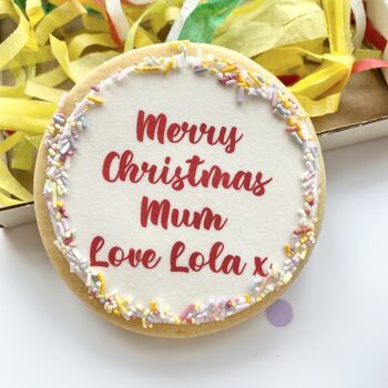 Personalised Christmas Biscuit, 2 of 3