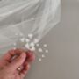 Pearl Floral Bridal Hair Comb, thumbnail 6 of 8