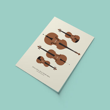 String Section Print | Violin Viola Cello Bass, 5 of 8