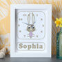 Personalised New Baby Birth Details Clock, thumbnail 3 of 12