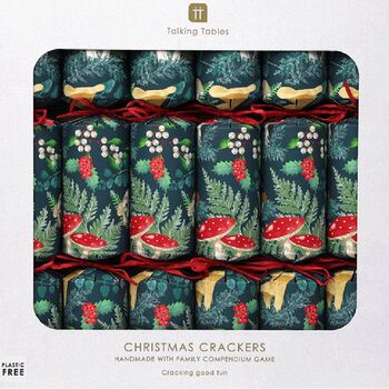 Forest Green Christmas Crackers, 2 of 3