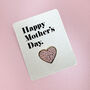 Happy Mother's Day Personalised Pin Badge Card, thumbnail 1 of 9