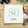 Personalised 80th Birthday Square Photo Album, thumbnail 1 of 4