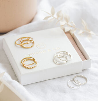 Mhoho And Co Stacking Rings, 9 of 11