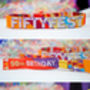 50 Fest 50th Birthday Party Festival Wristbands, thumbnail 7 of 12