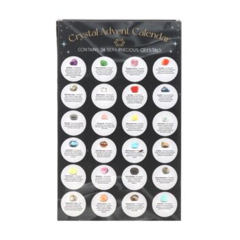 24 Day Christmas Advent Calendar Crystals Gemstone Gift, 7 of 7