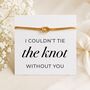 Bridesmaid Knot Bracelet, thumbnail 4 of 12