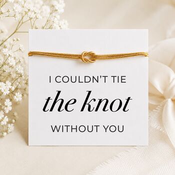 Bridesmaid Knot Bracelet, 4 of 12