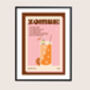 Retro Cocktail Zombie Print, thumbnail 2 of 5