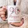 Personlised Floral Milestone Age Mug, thumbnail 9 of 9