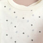 Personalised Set Of Three Star And Moon Baby Girl Bibs, thumbnail 4 of 4