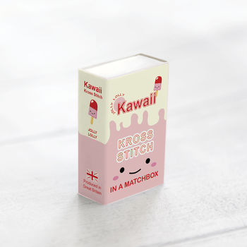 Kawaii Ice Lolly Mini Cross Stitch Kit, 7 of 9