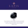 The Triangle Black Tourmaline Necklace, Gold, thumbnail 4 of 6