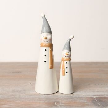 Ceramic Snowman Christmas Ornament, 2 of 2