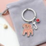 Personalised Cockapoo Keyring Miniature Poodle, Cavapoo, thumbnail 3 of 12
